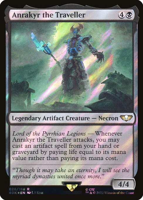 Magic the Gathering Card - Anrakyr the Traveller - MTG Circle