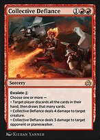 Magic the Gathering Card - Collective Defiance - MTG Circle