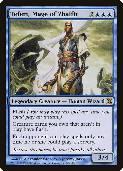 Magic the Gathering Card - Teferi, Mage of Zhalfir - MTG Circle
