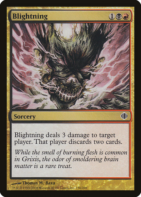 Magic the Gathering Card - Blightning - MTG Circle