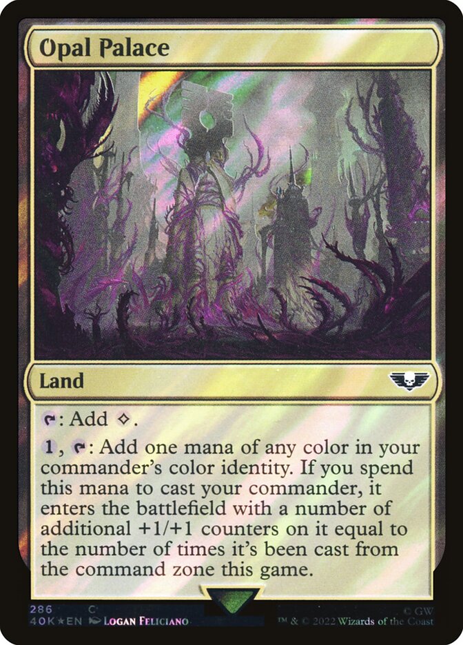 Magic the Gathering Card - Opal Palace - MTG Circle