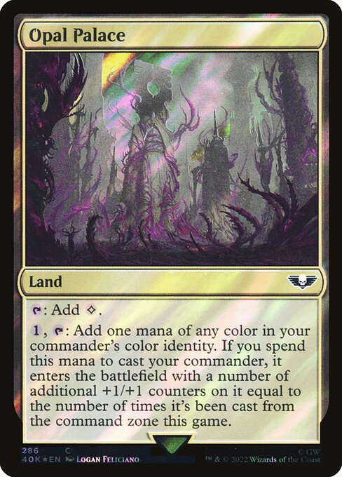 Magic the Gathering Card - Opal Palace - MTG Circle
