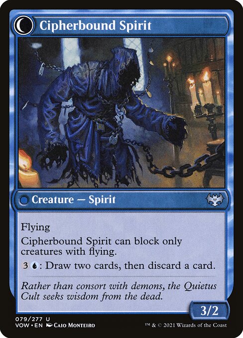 Magic the Gathering Card - Cipherbound Spirit - MTG Circle