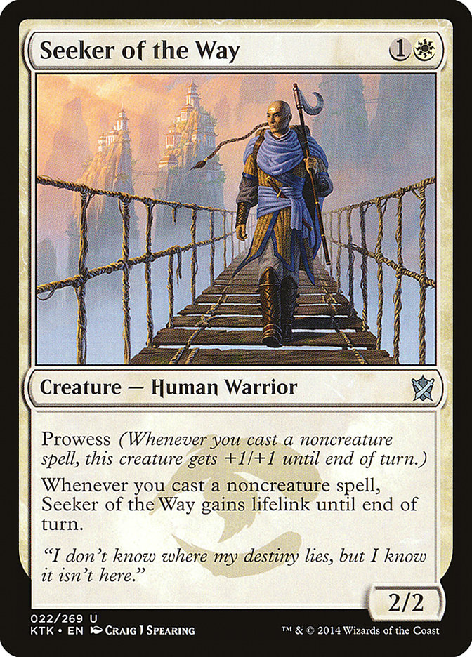Magic the Gathering Card - Seeker of the Way - MTG Circle