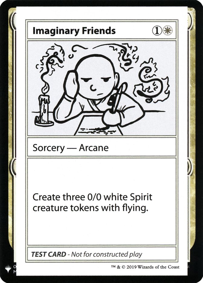 Magic the Gathering Card - Imaginary Friends - MTG Circle