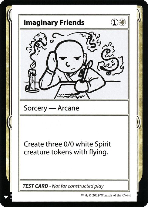 Magic the Gathering Card - Imaginary Friends - MTG Circle