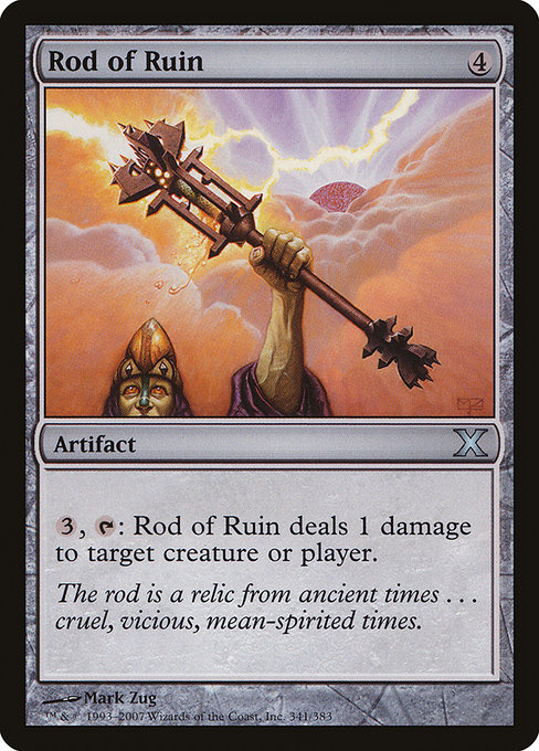 Magic the Gathering Card - Rod of Ruin - MTG Circle