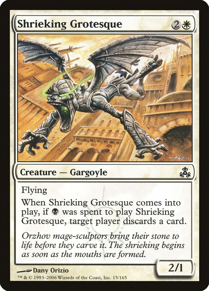 Magic the Gathering Card - Shrieking Grotesque - MTG Circle