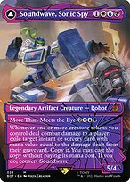 Magic the Gathering Card - Soundwave, Sonic Spy // Soundwave, Superior Captain - MTG Circle