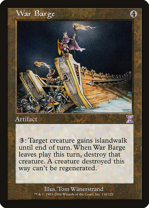 Magic the Gathering Card - War Barge - MTG Circle
