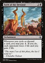 Magic the Gathering Card - Faith of the Devoted - MTG Circle