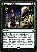Magic the Gathering Card - Dubious Challenge - MTG Circle