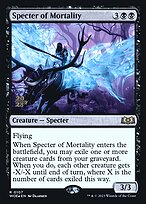 Magic the Gathering Card - Specter of Mortality - MTG Circle