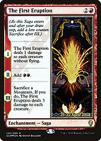 Magic the Gathering Card - The First Eruption - MTG Circle