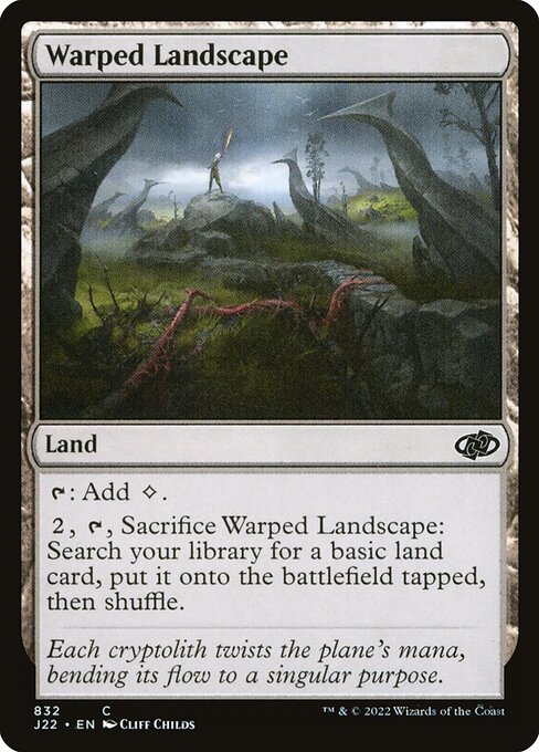 Magic the Gathering Card - Warped Landscape - MTG Circle