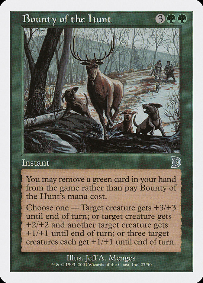 Magic the Gathering Card - Bounty of the Hunt - MTG Circle