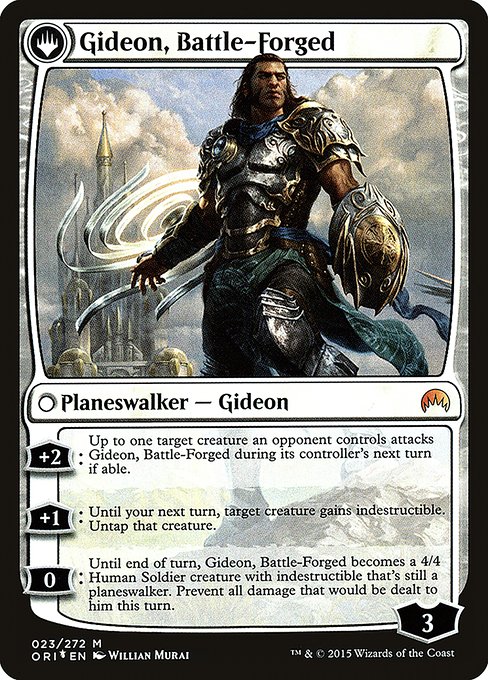 Magic the Gathering Card - Gideon, Battle-Forged - MTG Circle