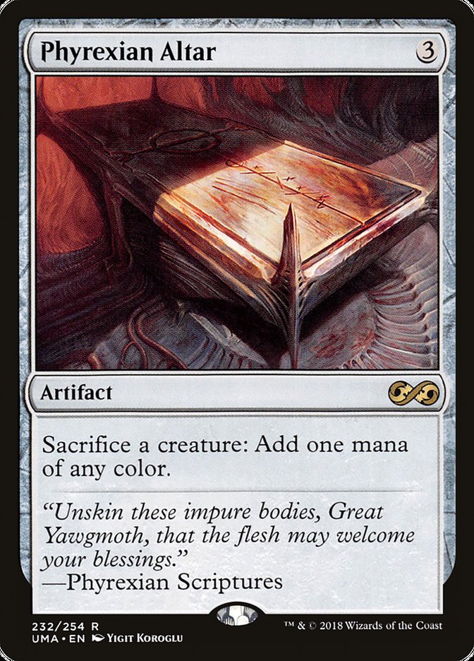 Magic the Gathering Card - Phyrexian Altar - MTG Circle