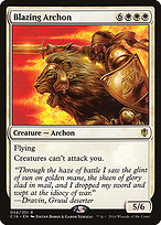 Magic the Gathering Card - Blazing Archon - MTG Circle