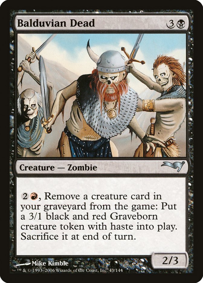 Magic the Gathering Card - Balduvian Dead - MTG Circle