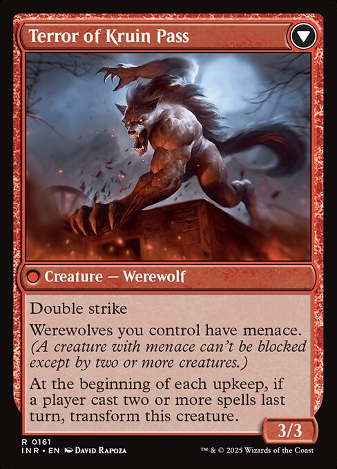 Magic the Gathering Card - Terror of Kruin Pass - MTG Circle