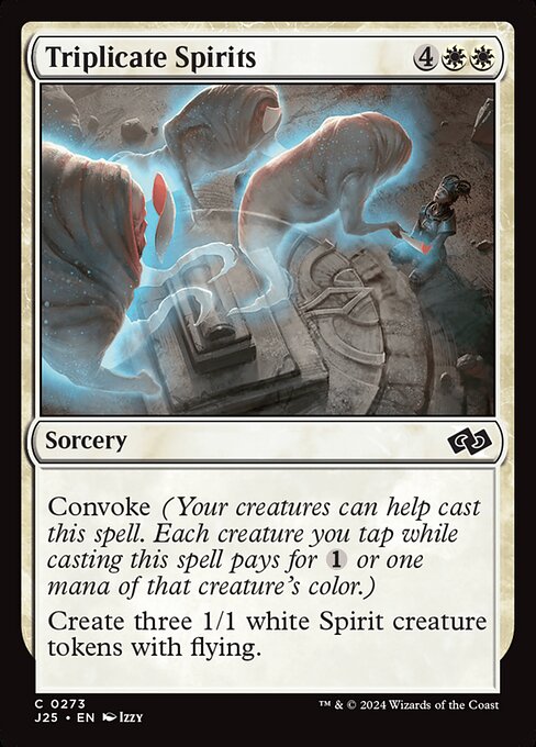 Magic the Gathering Card - Triplicate Spirits - MTG Circle