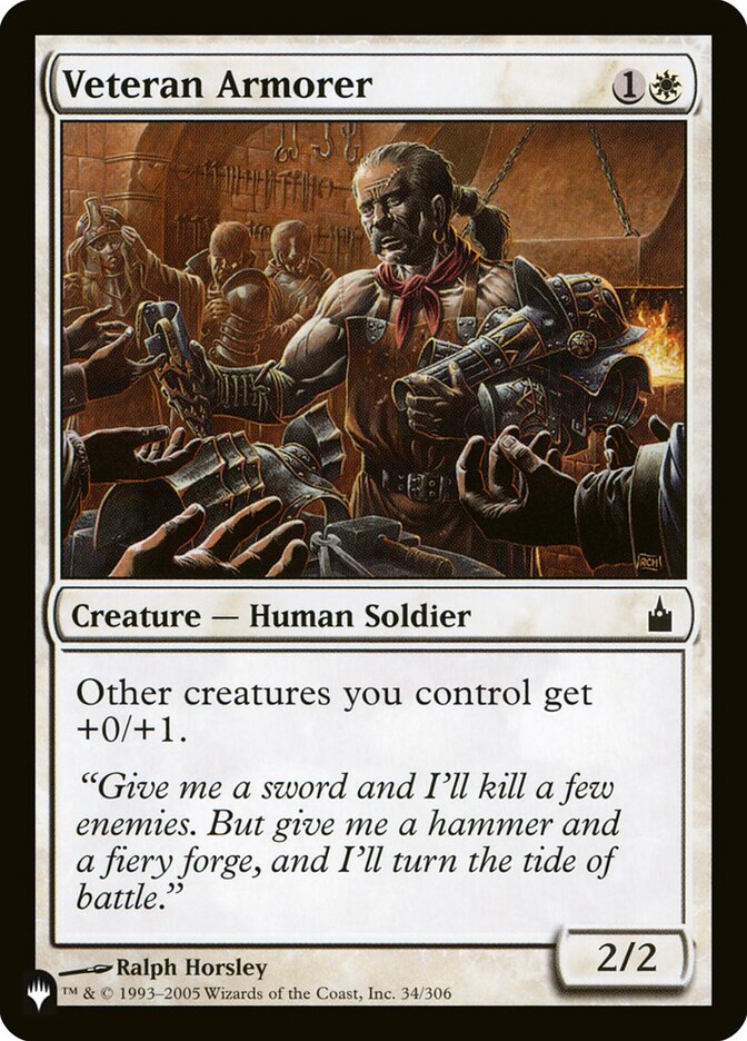 Magic the Gathering Card - Veteran Armorer - MTG Circle