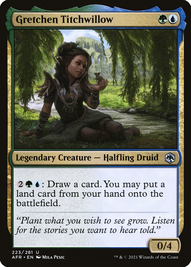 Magic the Gathering Card - Gretchen Titchwillow - MTG Circle