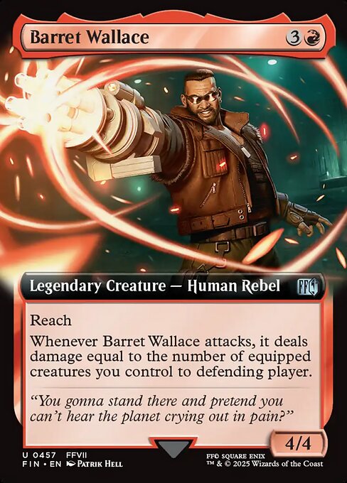 Magic the Gathering Card - Barret Wallace - MTG Circle