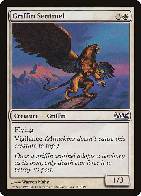 Magic the Gathering Card - Griffin Sentinel - MTG Circle