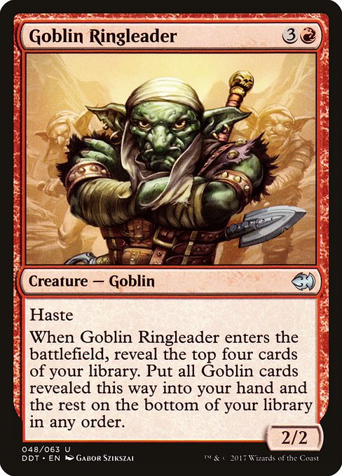 Magic the Gathering Card - Goblin Ringleader - MTG Circle