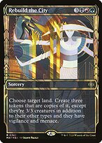 Magic the Gathering Card - Rebuild the City - MTG Circle