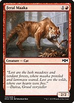 Magic the Gathering Card - Feral Maaka - MTG Circle