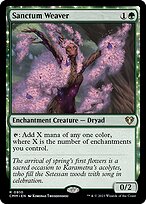 Magic the Gathering Card - Sanctum Weaver - MTG Circle