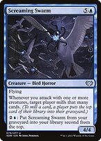 Magic the Gathering Card - Screaming Swarm - MTG Circle