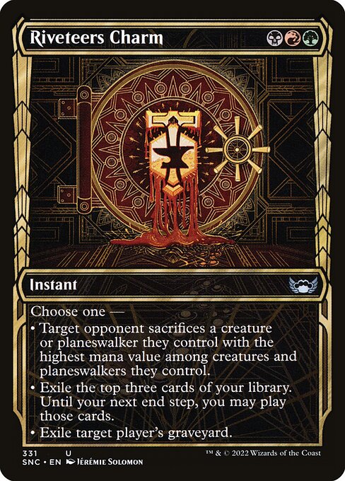 Magic the Gathering Card - Riveteers Charm - MTG Circle
