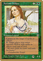 Magic the Gathering Card - Autumn Willow - MTG Circle