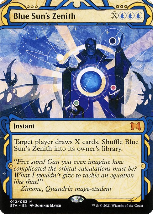 Magic the Gathering Card - Blue Sun's Zenith - MTG Circle