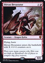 Magic the Gathering Card - Shivan Devastator - MTG Circle