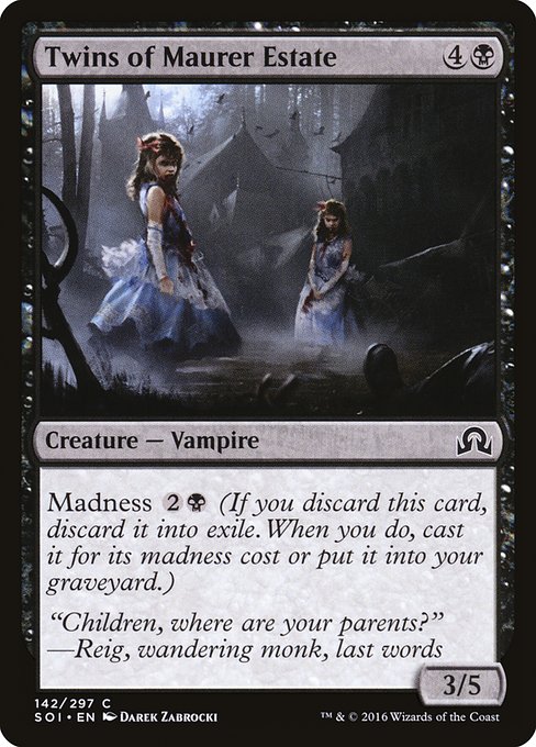 Magic the Gathering Card - Twins of Maurer Estate - MTG Circle