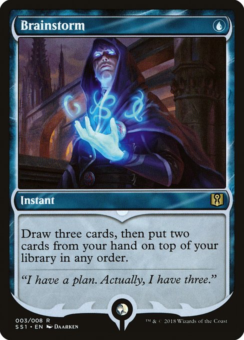 Magic the Gathering Card - Brainstorm - MTG Circle