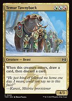 Magic the Gathering Card - Temur Tawnyback - MTG Circle