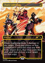 Magic the Gathering Card - Chain Lightning - MTG Circle