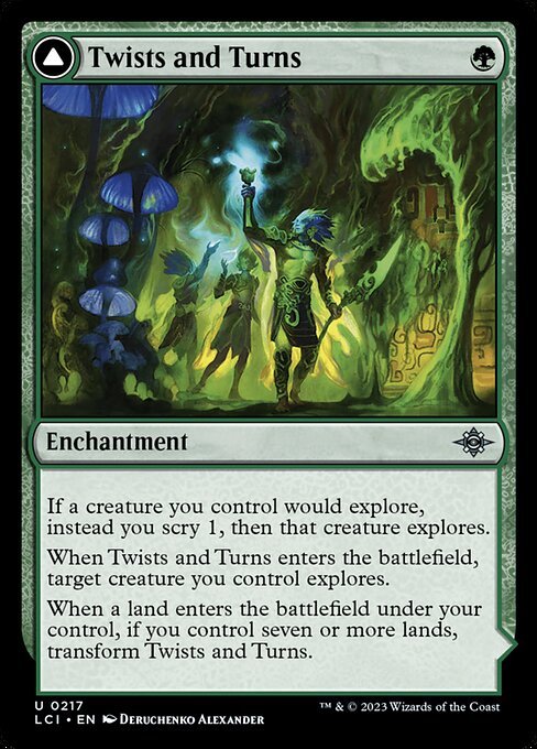 Magic the Gathering Card - Twists and Turns - MTG Circle