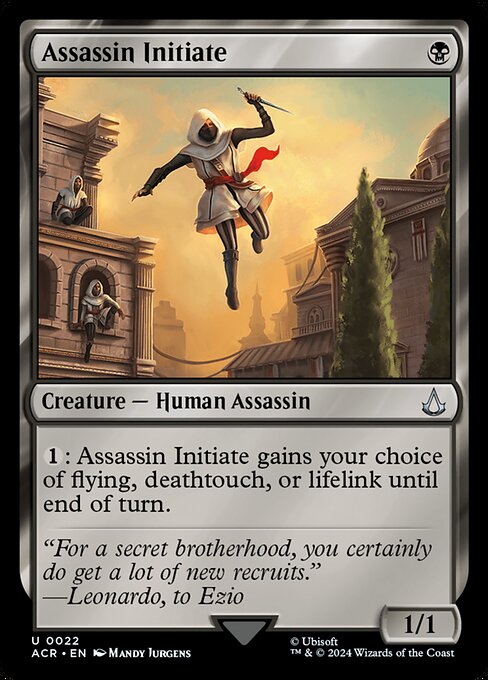 Magic the Gathering Card - Assassin Initiate - MTG Circle