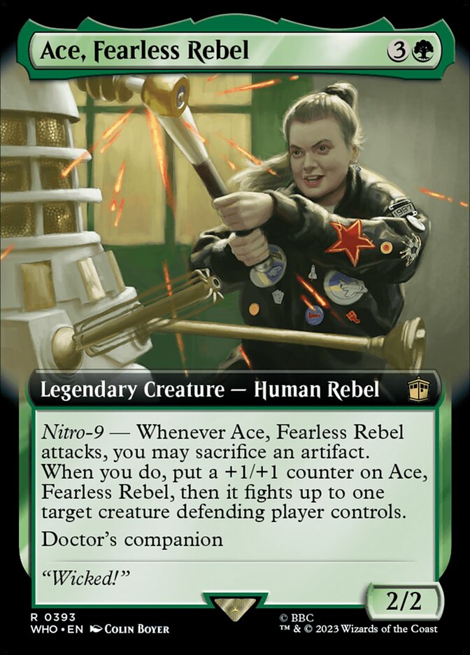 Magic the Gathering Card - Ace, Fearless Rebel - MTG Circle
