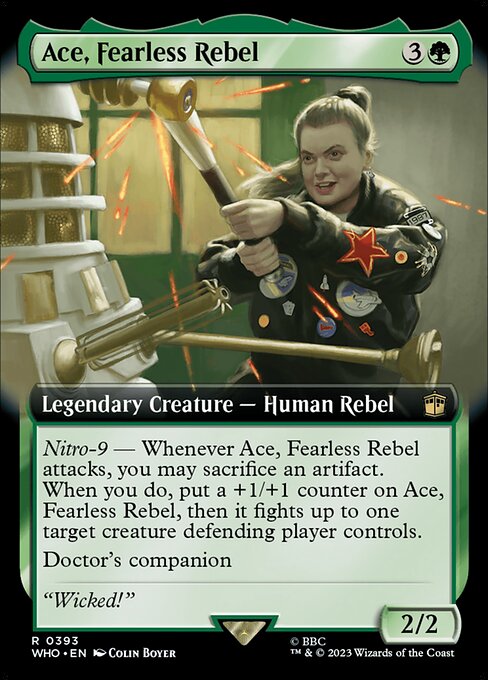 Magic the Gathering Card - Ace, Fearless Rebel - MTG Circle