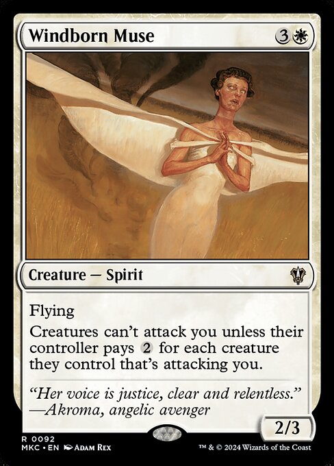Magic the Gathering Card - Windborn Muse - MTG Circle