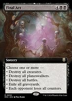 Magic the Gathering Card - Final Act - MTG Circle