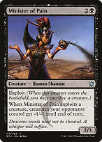 Magic the Gathering Card - Minister of Pain - MTG Circle